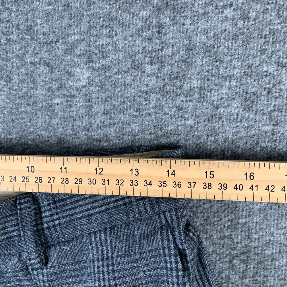 Banana Republic Pants Men 28x30 Vitale Barberis Canonico Wool Gray Glen Check
